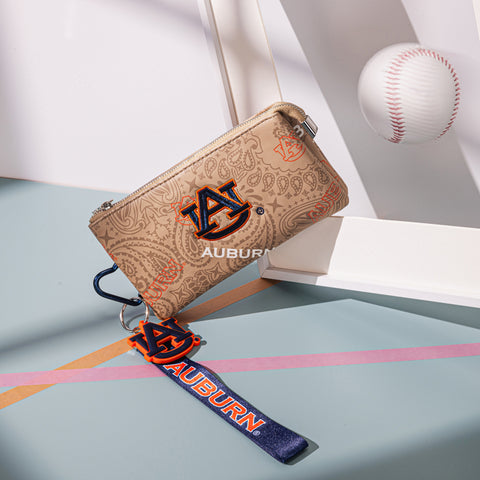 NC-AU013KH   Auburn University Tigers Wallet/Wristlet - Khaki