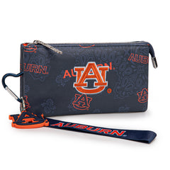 NC-AU013NY   Auburn University Tigers Wallet/Wristlet - Navy