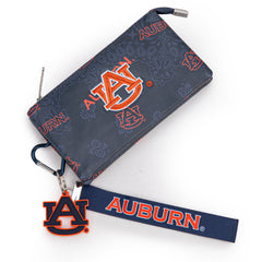 NC-AU013NY   Auburn University Tigers Wallet/Wristlet - Navy