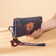 NC-AU013NY   Auburn University Tigers Wallet/Wristlet - Navy