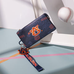 NC-AU013NY   Auburn University Tigers Wallet/Wristlet - Navy