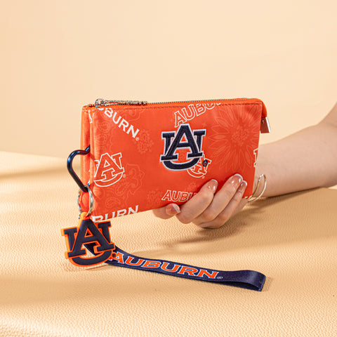 NC-AU013OR   Auburn University Tigers Wallet/Wristlet - Orange