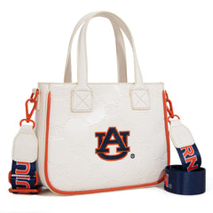 NC-AU014BG  Auburn University Tigers Tote/Crossbody Bag -Beige