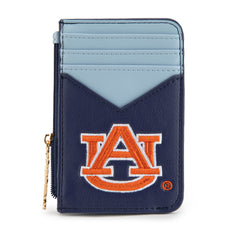 NC-AU021NY Auburn University Tigers Zip Card Case-Navy