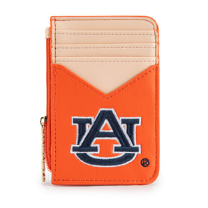 NC-AU021OR Auburn University Tigers Zip Card Case - Orange