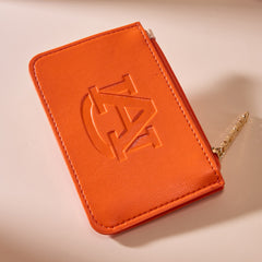 NC-AU021OR  Auburn University Tigers Zip Card Case-Orange