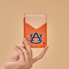 NC-AU021OR  Auburn University Tigers Zip Card Case-Orange