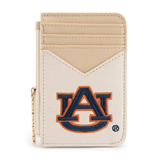 NC-AU021TN Auburn University Tigers Zip Card Case-Tan