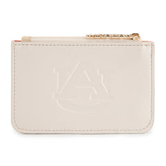 NC-AU021TN Auburn University Tigers Zip Card Case-Tan