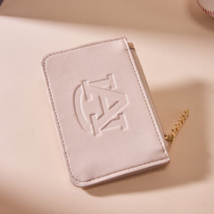 NC-AU021TN Auburn University Tigers Zip Card Case-Tan