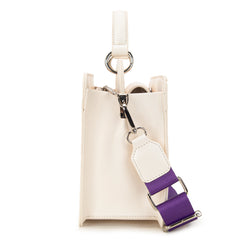 NC-LSU004BG Louisiana State University Fighting Tigers Satchel/Crossbody Bag -Beige