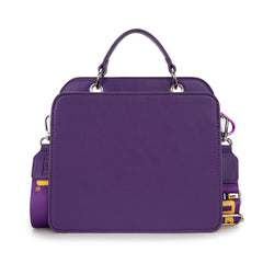 NC-LSU004PP  Louisiana State University Fighting Tigers Satchel/Crossbody Bag - Purple