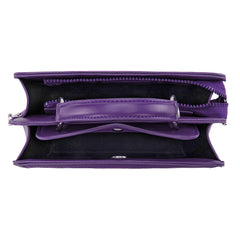 NC-LSU004PP  Louisiana State University Fighting Tigers Satchel/Crossbody Bag - Purple