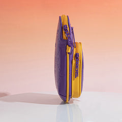 NC-LSU015PP  Louisiana State University Fighting Tigers Crossbody Bag -Purple
