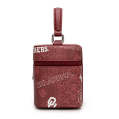 NC-OU007BDY  University of Oklahoma Sooners  Vanity Top Handle-Bag -Burgundy