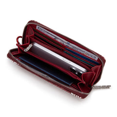 NC-OU011BDY  University of Oklahoma Sooners Wallet/Wristlet - Burgundy