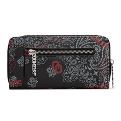 NC-OU011BK University of Oklahoma Sooners Wallet/Wristlet - Black