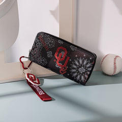 NC-OU011BK University of Oklahoma Sooners Wallet/Wristlet - Black