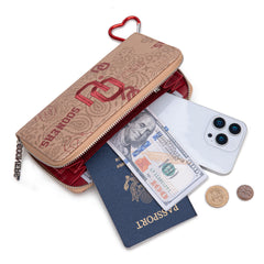 NC-OU011TN  University of Oklahoma Sooners Wallet/Wristlet - Tan