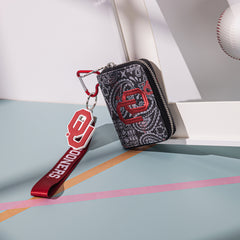 NC-OU012BK   University of Oklahoma Sooners Zip Around Wallet/Wristlet- Black