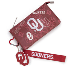 NC-OU013BDY University of Oklahoma Sooners Wallet/Wristlet - Burgundy