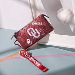 NC-OU013BDY University of Oklahoma Sooners Wallet/Wristlet - Burgundy