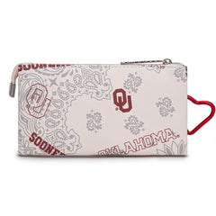 NC-OU013BG  University of Oklahoma Sooners Wallet/Wristlet - Beige
