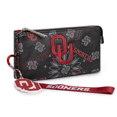 NC-OU013BK   University of Oklahoma Sooners Wallet/Wristlet- Black