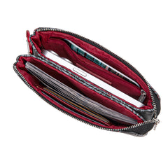 NC-OU013BK   University of Oklahoma Sooners Wallet/Wristlet- Black