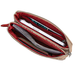 NC-OU013TN   University of Oklahoma Sooners Wallet/Wristlet- Tan