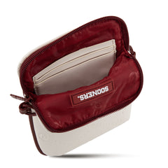 NC-OU015BG  University of Oklahoma Sooners Crossbody Bag -Beige