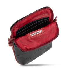NC-OU015BK   University of Oklahoma Sooners Crossbody Bag -Black