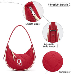 NC-OU017  University of Oklahoma Sooners Hobo Bag