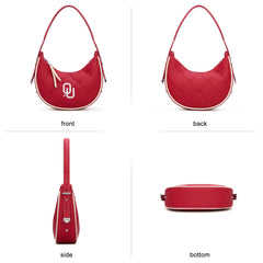 NC-OU017  University of Oklahoma Sooners Hobo Bag
