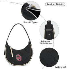 NC-OU017  University of Oklahoma Sooners Hobo Bag
