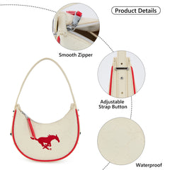 NC-SMU017   Southern Methodist University Mustangs Hobo Bag
