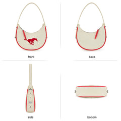 NC-SMU017   Southern Methodist University Mustangs Hobo Bag