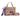 NC-TCU007KH Texas Christian University Horned Frogs Vanity Top Handle-Bag - Khaki