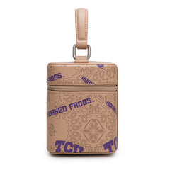 NC-TCU007KH  Texas Christian University Horned Frogs Vanity Top Handle-Bag -Khaki