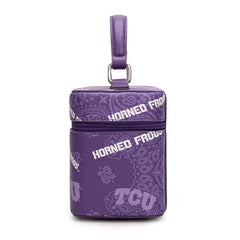 NC-TCU007PP  Texas Christian University Horned Frogs Vanity Top Handle-Bag -Purple