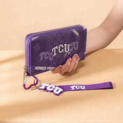 NC-TCU011PP Texas Christian University Horned Frogs Wallet/Wristlet- Purple
