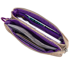 NC-TCU013KH Texas Christian University Horned Frogs Wallet/Wristlet- Khaki