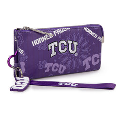 NC-TCU013PP   Texas Christian University Horned Frogs Wallet/Wristlet- Purple