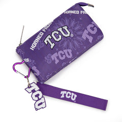 NC-TCU013PP   Texas Christian University Horned Frogs Wallet/Wristlet- Purple