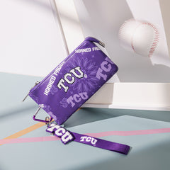 NC-TCU013PP   Texas Christian University Horned Frogs Wallet/Wristlet- Purple