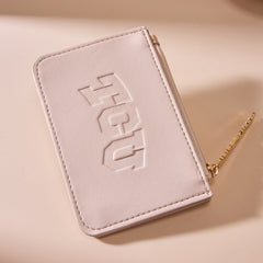 NC-TCU021BG  Texas Christian University Horned Frogs Zip Card Case-Beige