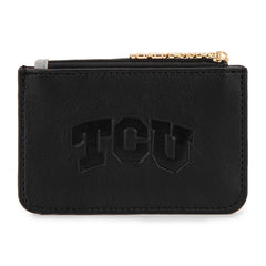 NC-TCU021BK  Texas Christian University Horned Frogs Zip Card Case-Black