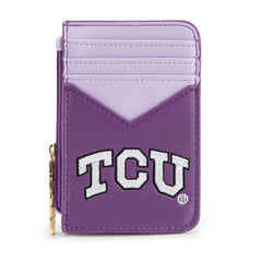 NC-TCU021PP  Texas Christian University Horned Frogs Zip Card Case- Purple