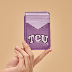 NC-TCU021PP  Texas Christian University Horned Frogs Zip Card Case- Purple