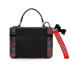 NC-TTU007BK Texas Tech University Red Raiders Vanity Top Handle-Bag -Black